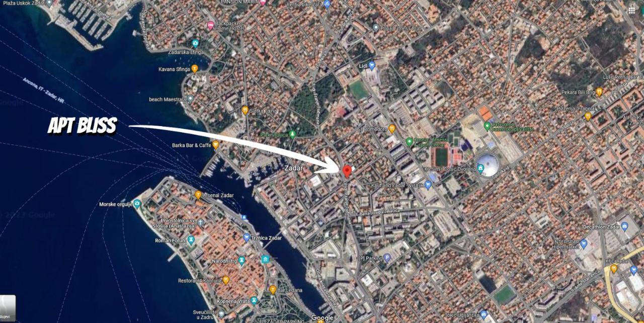 Bliss Apartment Zadar Exterior foto